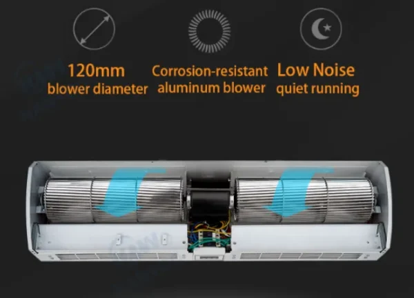 Ptc Heating Aluminum Blower, 380, 2160 m3 - view 5