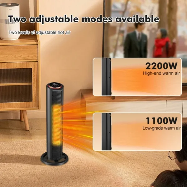 Ptc Tower, 1100W, 2200W, Portable - view 2