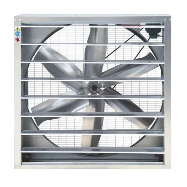 Pull Axial Exhaust Fan, Wall, Steel, 380V, 50Hz