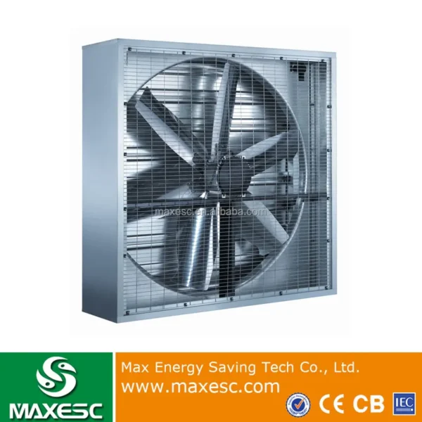 Pull Axial Exhaust Fan, Wall, Steel, 380V, 50Hz - view 6
