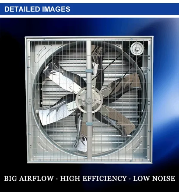Push-pull Axial Exhaust Fan, Wall, 220~415V, Electric - view 6