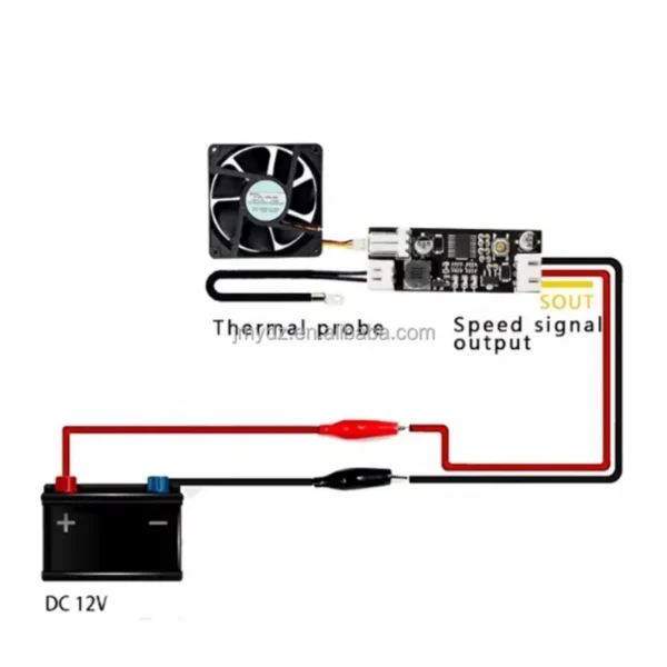 Pwm Speed Controller, HKST, 12V, 2-3, CPU - view 2