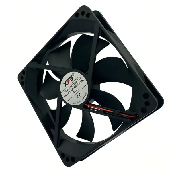 Pwm Thermostatic Fan, 12025, 5V/12V/24V, 4-Wire, Plastic