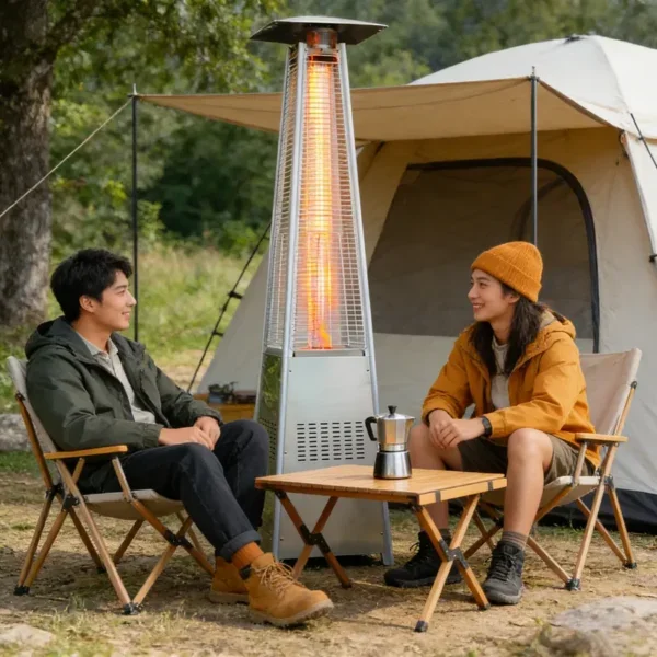 Pyramid Patio Heater, 48000, BTU, Stainless, Steel - view 2