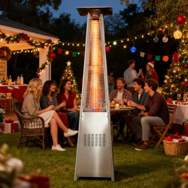 Pyramid Propane Heater, Stainless, Steel, 48000, BTU - view 3