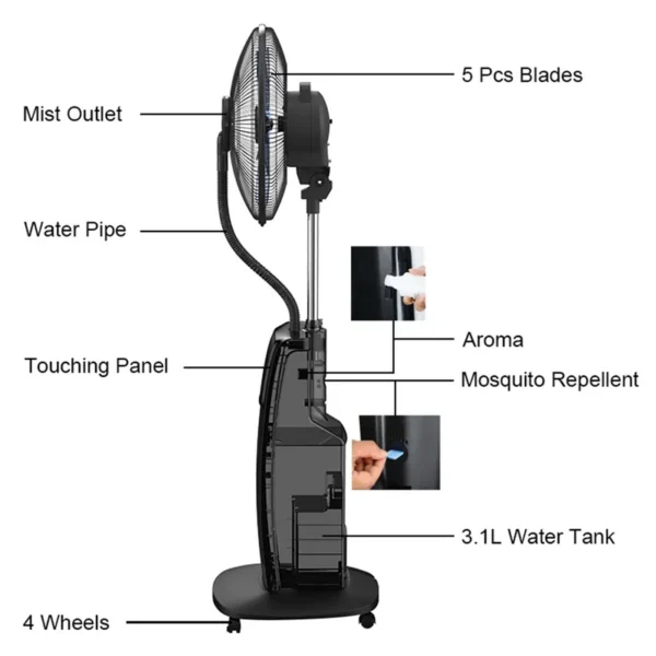 Quality Air Cooler, 90, Plastic - view 3