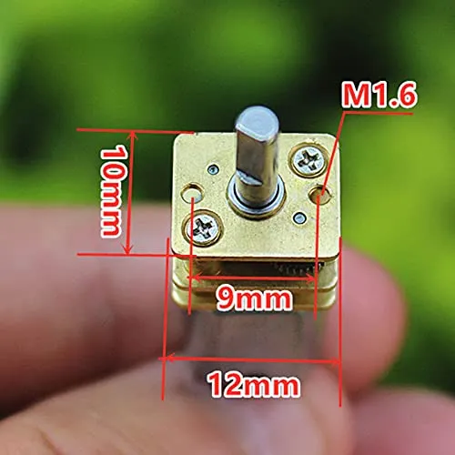 Quality Micro Gear Motor, N20, 3V, 6V, 12V - view 2