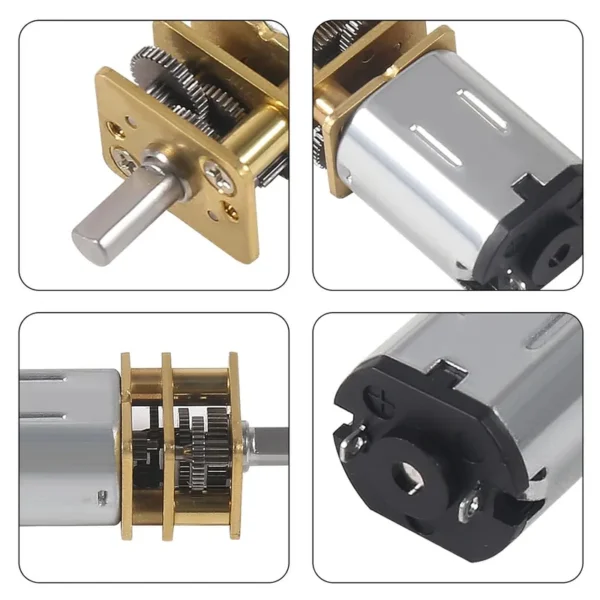 Quality Micro Gear Motor, N20, 3V, 6V, 12V - view 4