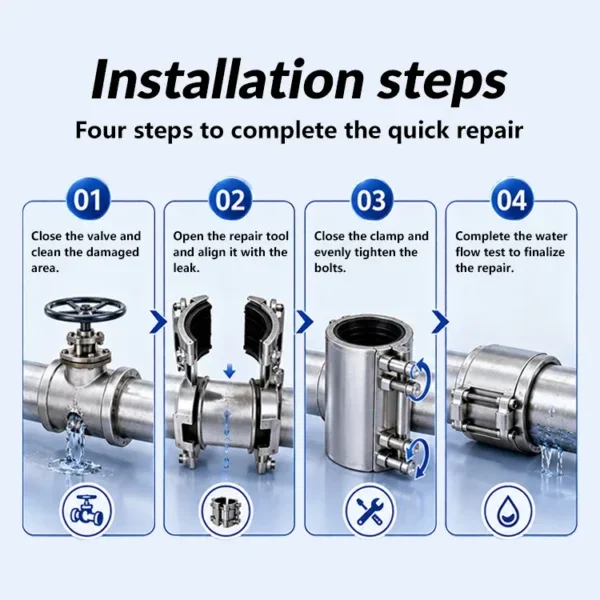 Quick Connect Stainless, Steel, Stainless steel+EPDM, 1 year - view 3