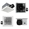 Quiet Bathroom Exhaust Fan, 8-Inch, Ceiling - view 3