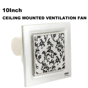 Quiet Bathroom Exhaust Fan, Ceiling, 35dB, ABS