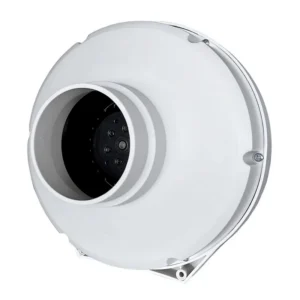 Quiet Centrifugal Duct Fan, Copper, Plastic, Inline