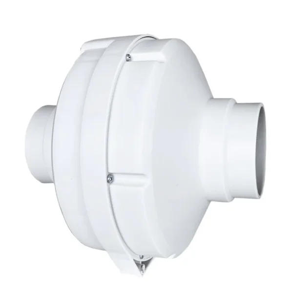 Quiet Centrifugal Duct Fan, Copper, Plastic, Inline - view 2