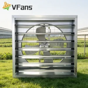 Quiet Commercial Exhaust Fan, Steel, Axial