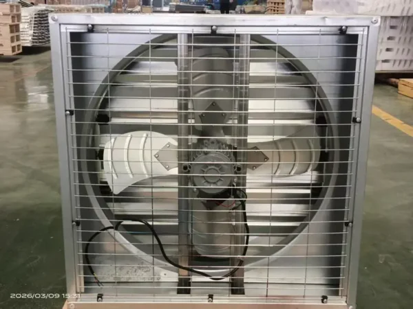 Quiet Commercial Exhaust Fan, Steel, Axial - view 2