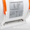 Quiet Duct Fan, 500, RPM, Plastic, 100mm - view 4