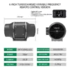 Quiet Duct Fan, HVAC, 100-240v, Electric - view 5