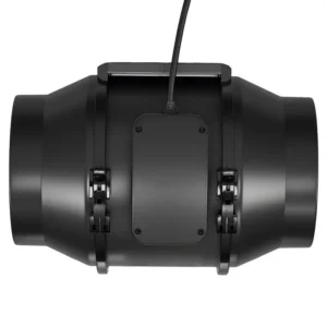 Quiet Inline Exhaust Fan, 380, CFM, 220v