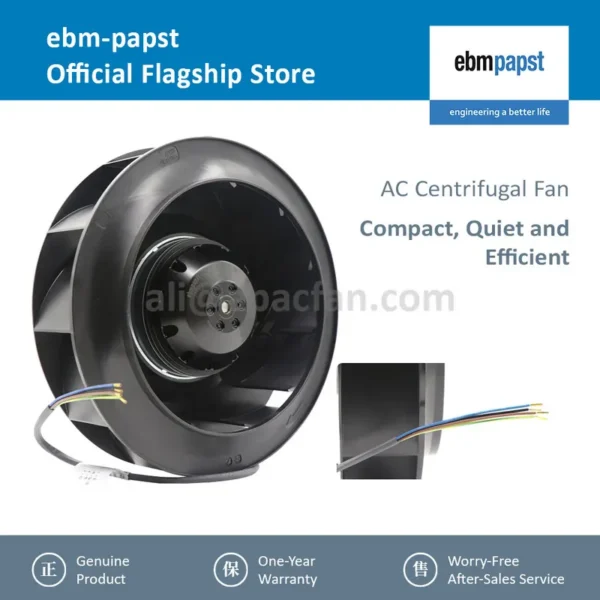 Radial Air Blower, R2E220-AA40-80, 220mm, 230VAC, 2700RPM - view 2