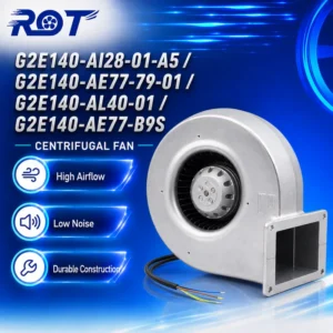 Radial Blower, G2E140-AL40-01, 230V, 140mm, 105W