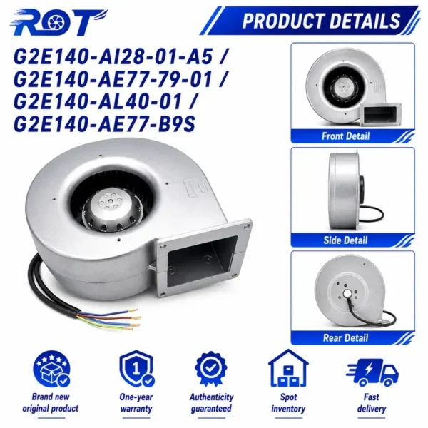 Radial Blower, G2E140-AL40-01, 230V, 140mm, 105W - view 5