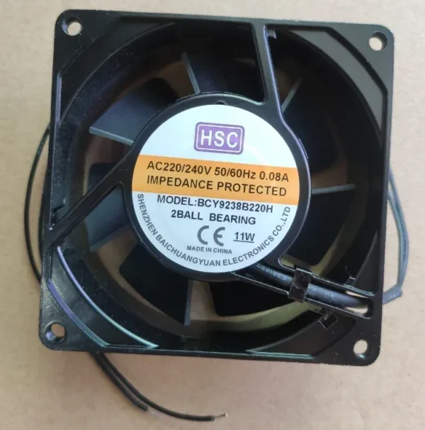 Radial Cooling Fan, 230V, 92x92x38mm, 220V, 9238mm