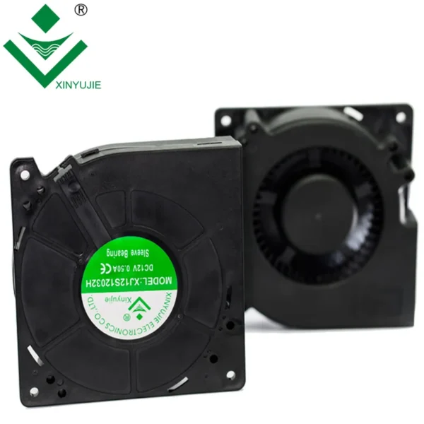 Radial Fan, 120mm, 12v, Centrifugal, 120x120x32mm - view 3