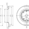 Radial Fan, 133-049, Plastic, Centrifugal, 2650rpm - view 5