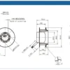 Radial Fan, AFL, B3P133-DC072-002, DC310V, 4500RPM - view 4