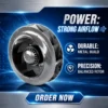 Radial Fan, FLW, Stainless, Steel, 220V - view 3