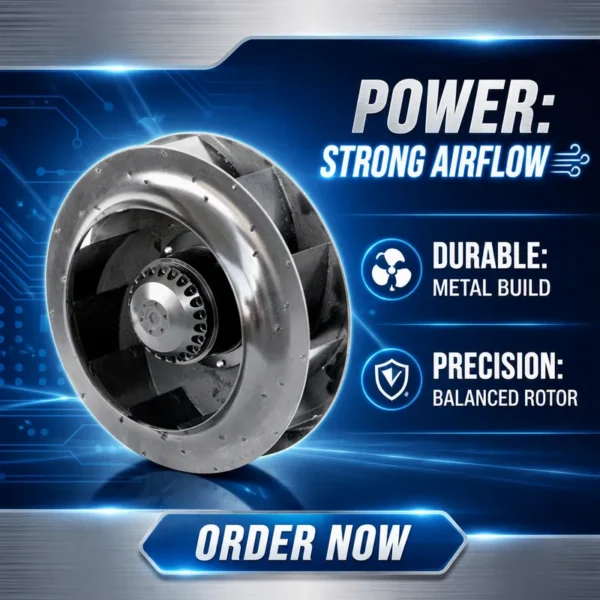 Radial Fan, FLW, Stainless, Steel, 220V - view 3