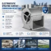 Radial Split Centrifugal Fan, Cast Iron, YWL4E - view 4