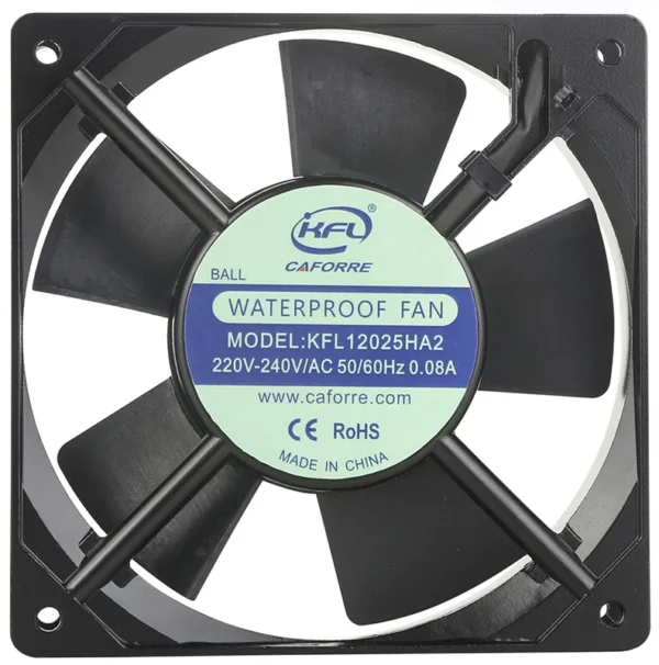 Radiator, 120x120x25mm, 12025, 100CFM, 220V - view 5