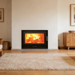 Real Fire Steel Fireplace, 3-Year, Wood Fireplaces