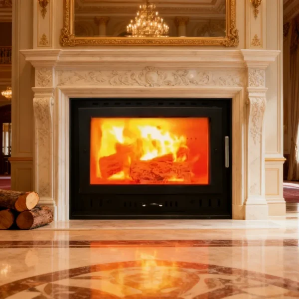 Real Fire Steel Fireplace, 3-Year, Wood Fireplaces - view 2