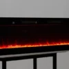 Recessed Electric Space Fireplace, Wall, 750, Plastic - view 3