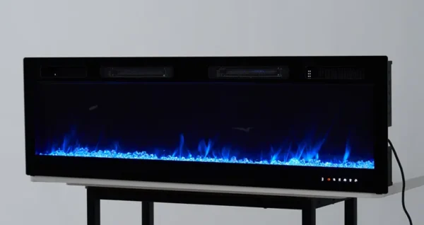 Recessed Electric Space Fireplace, Wall, 750, Plastic - view 4
