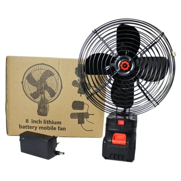 Rechargeable Fansupports, 8-inch, Battery, FS-JLLD0805