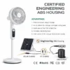 Rechargeable Mini Fan, LiFePO4, Solar - view 5