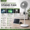 Rechargeable Mini Fan, LiFePO4, Solar - view 6