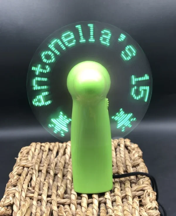 Rechargeable Mini Portable Fan, USB, LED