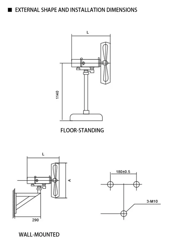 Refrigeration Explosion-proof Axial Fan, 220V/380V, Electric - view 5