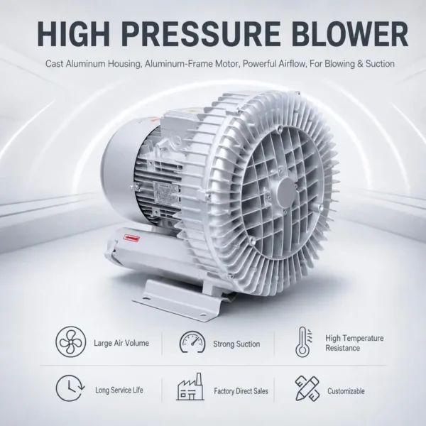 Regenerative Blower, 240 V, Electric - view 2