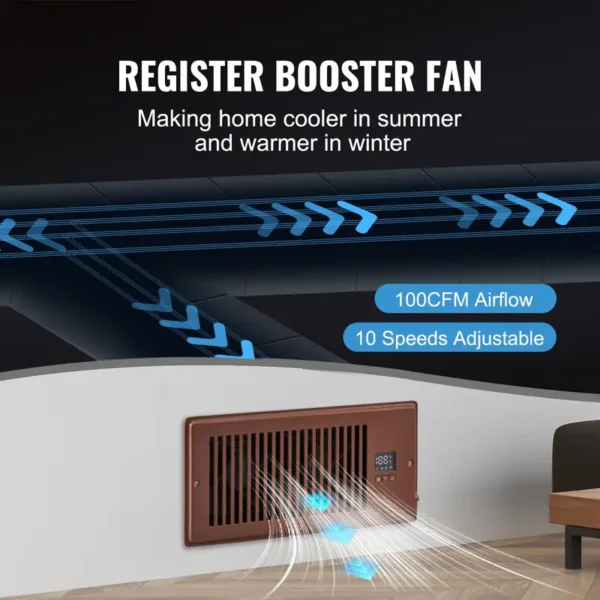 Register Booster Fan, 4FT, 10FT - view 2