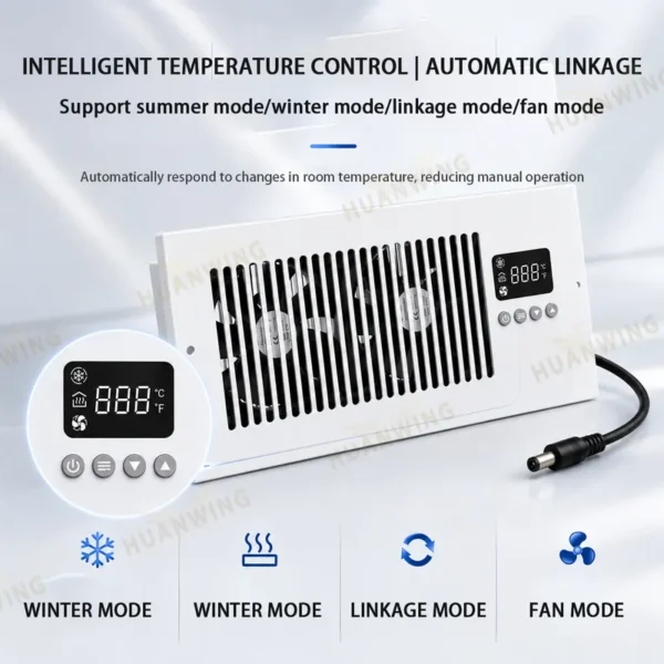 Register Booster Fan, 4x10, HVAC - view 2