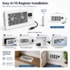 Register Booster Fan, 4x10, HVAC - view 2
