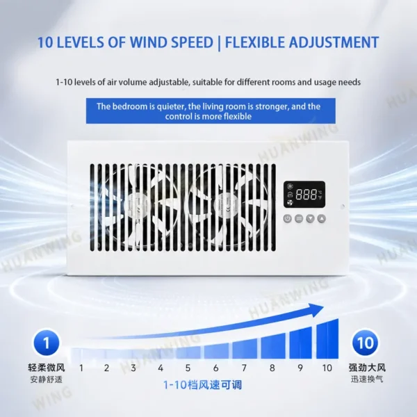 Register Booster Fan, 4x10, HVAC - view 4