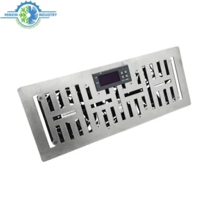 Register Booster Fan, 4x12, Stainless, Steel