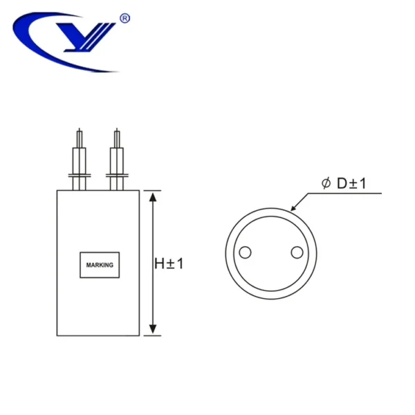 Reliability Flame Retardant Motor, CBB60, 50uF, 450VAC - view 4