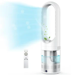 Remote Control Electric Mist Fan with Water Spray for Cooling and Humidification